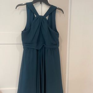 David’s bridal turquoise dress Size 14